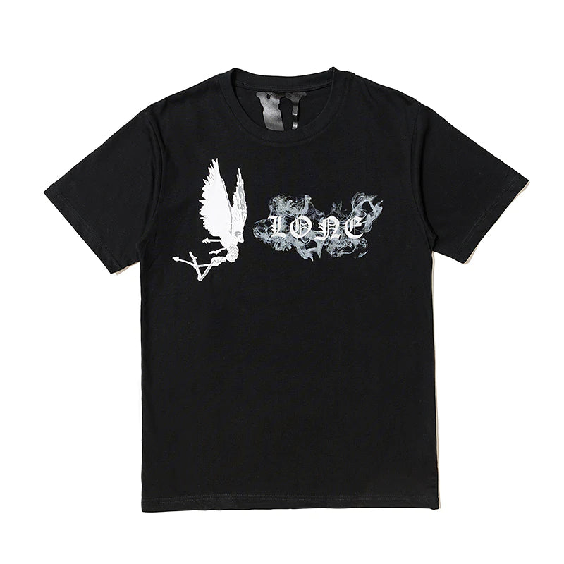 No Smoke Vlone Black and White Tee