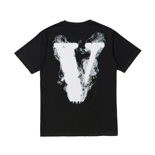 No Smoke Vlone Black and White Tee